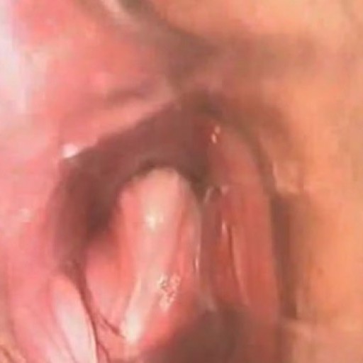 Camera films orgasm inside the vagina