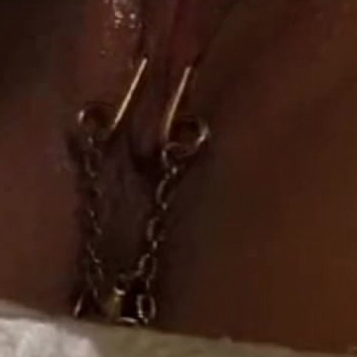 Close-Up Pierced Pussy