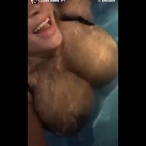 Big African Tits in the Pool