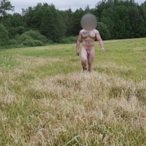 Muscled beefy cowboy with big mushroom-head dick in windy field OnlyFans/WorldStudZ