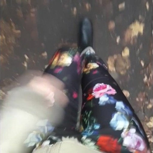 Wetting my sexy floral pants full bladder navel fetish