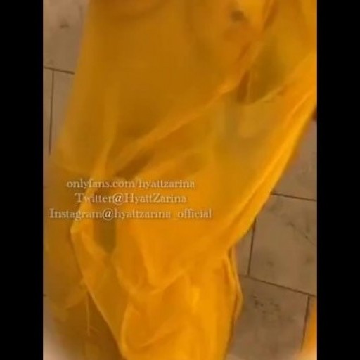 Watch Desi Zarina - Yellow Saree Shower Show
