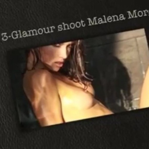 Part 3. Malena Morgan Glamour Fashion girl strip on the pool