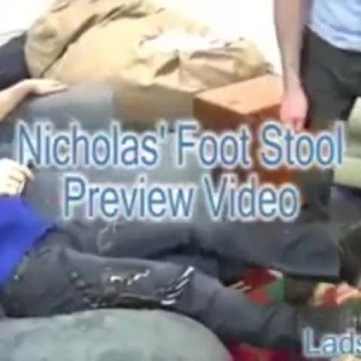 Nicholas Foot Stool HD www.LadsFeet.com