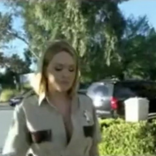 Hot Big-tit blonde Pornstar Krissy Lynn fucked hard in cop uniform