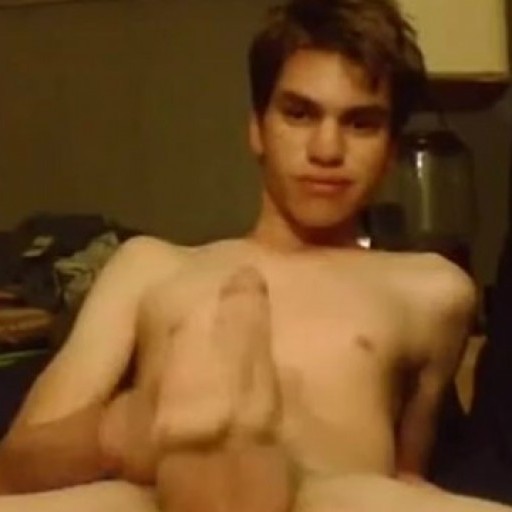 Sexy nude boy jerking off