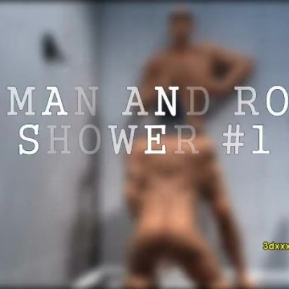 Robin and Batman's hot steamy shower sc