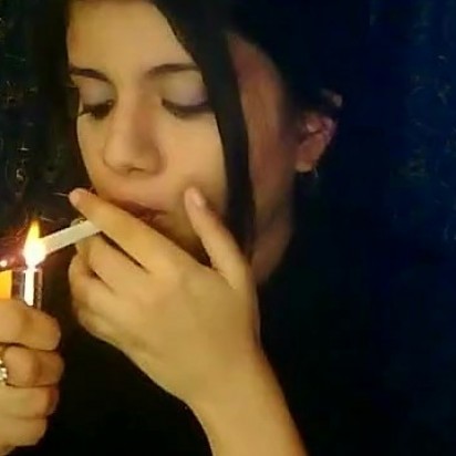 Latina power smoking #2