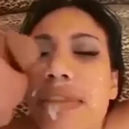 Face Covered in Cum Compilation 4