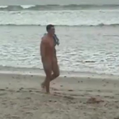 nude on beach