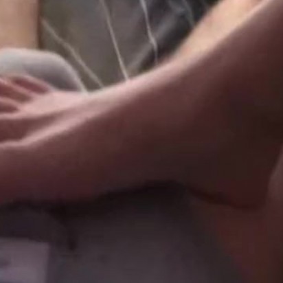 webcam sexy footjob with a good surprise