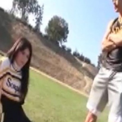 Schoolgirl Ashlyn Rae In Cheerleader Uniform Fuck