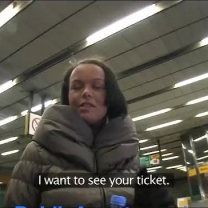 PublicAgent Short Girl gets fucked by ticket inspector