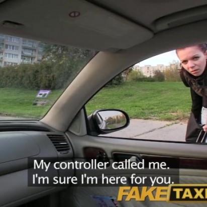 FakeTaxi Young student fucks for cash on her journey