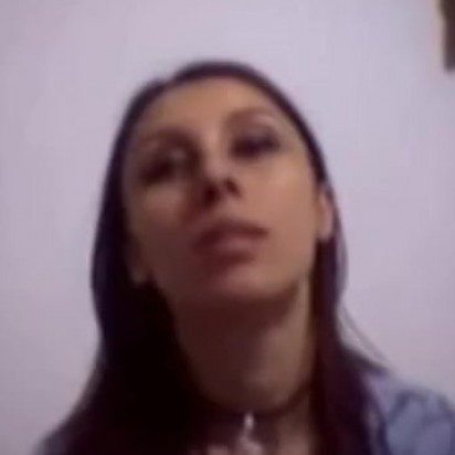 Best horny slurps her own pussy cream slime via webcam