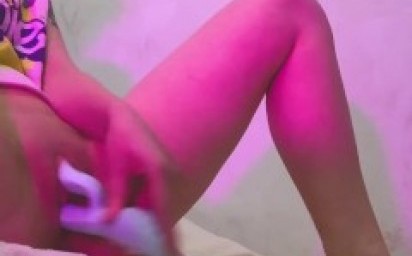 Wet pussy fucking herself with a vibrator