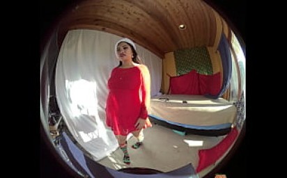 Pregnant Girl Rides MY PILLOW VR