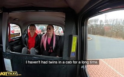 Fake Taxi Identical Sisters Lady Zee & Sandra Zee Fuck Euro Cabbie