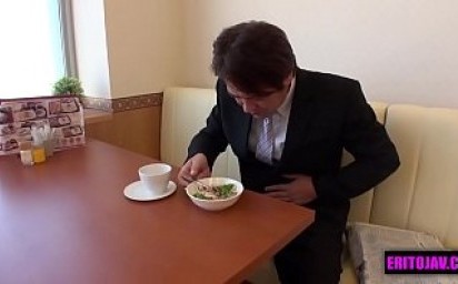 Japanese Waitress Fucks Client Uncensored Jav Sex