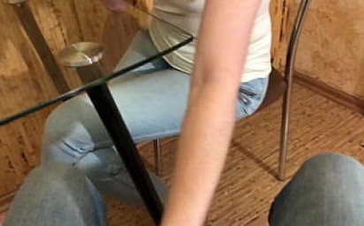 I almost got caught! A Quick Fuck with a Neighbor while her Husband goes to the Shop. Russian Amateur Video. With Conver