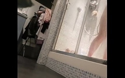 Milf Ukrainian wife in shower