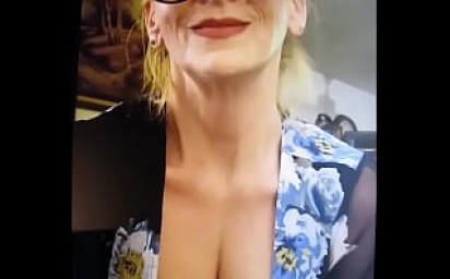 HUGE LOAD cumshot for Beautiful Blonde MILF HumpinHannah big perfect tits mature