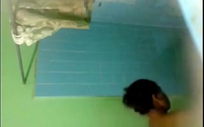 Colombian Aunt in the shower (spy camera)