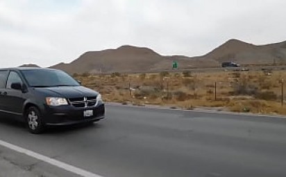 Hitchhiker gives ride a blowjob! - Jen Gayle