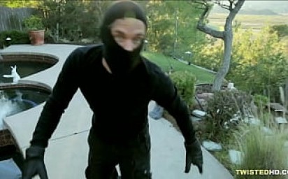 Kagney Linn Karter MILF with a gun forcess burglar to fuck