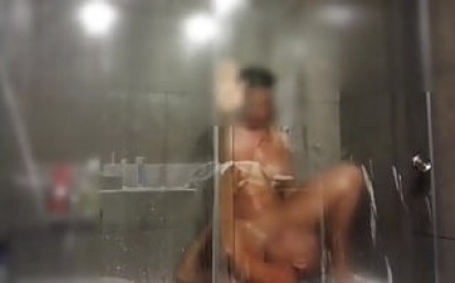 Wet sex in the shower after a night out