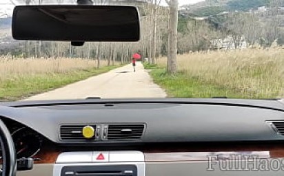 risky public fuck with a russian student in the car