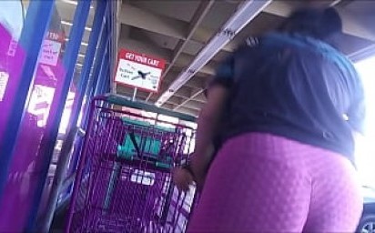 Masked Voyeur: Big Ass Latina Milf In Pink Spandex