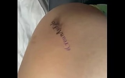 Dallas stripper sucks dick while getting tattoo