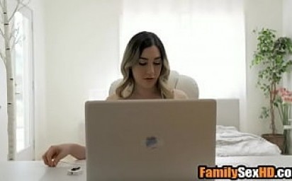 Stepmom teaches son & daughter sex