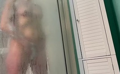 Blonde Milf Slut Showering, Fucks Herself For You, Squirts, and Cums Over and Over&mdash;CumPlayWithUs2
