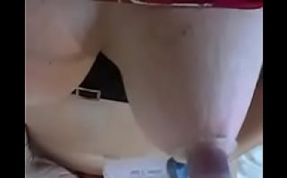 nipple suction and masturbation for milf boobs rita