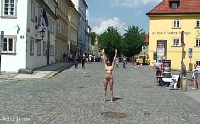 Spectacular Public Nudity With Hot Czech Girls