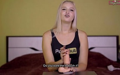 POV JOI Blowjob and Handjob Dildo from Teen Girl "cum on my Face" (English Subtitles) - 4K