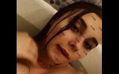 Lucy Laistner feeling sexy in the bathtub