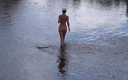 Russian Mature Woman - Nude Bathing