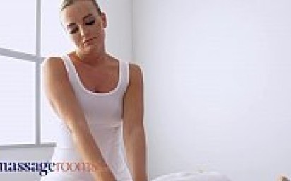 Massage Rooms Czech blonde Victoria Pure hot sex and revitalising creampie