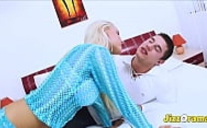 JizzOrama - Blonde is Horny For Tasty Cock