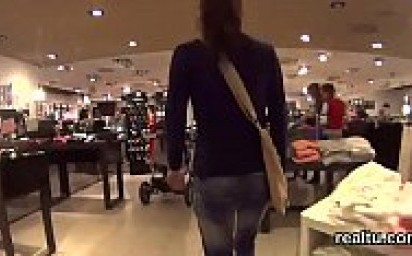Stellar czech sweetie gets tempted in the supermarket and screwed in pov