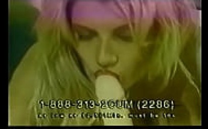 Classic Blonde Masturbation Phone Ad