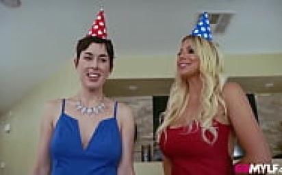 Brooklyn Chase, Olive Glass Do Some Preparations For Their Stepsons Birthdays